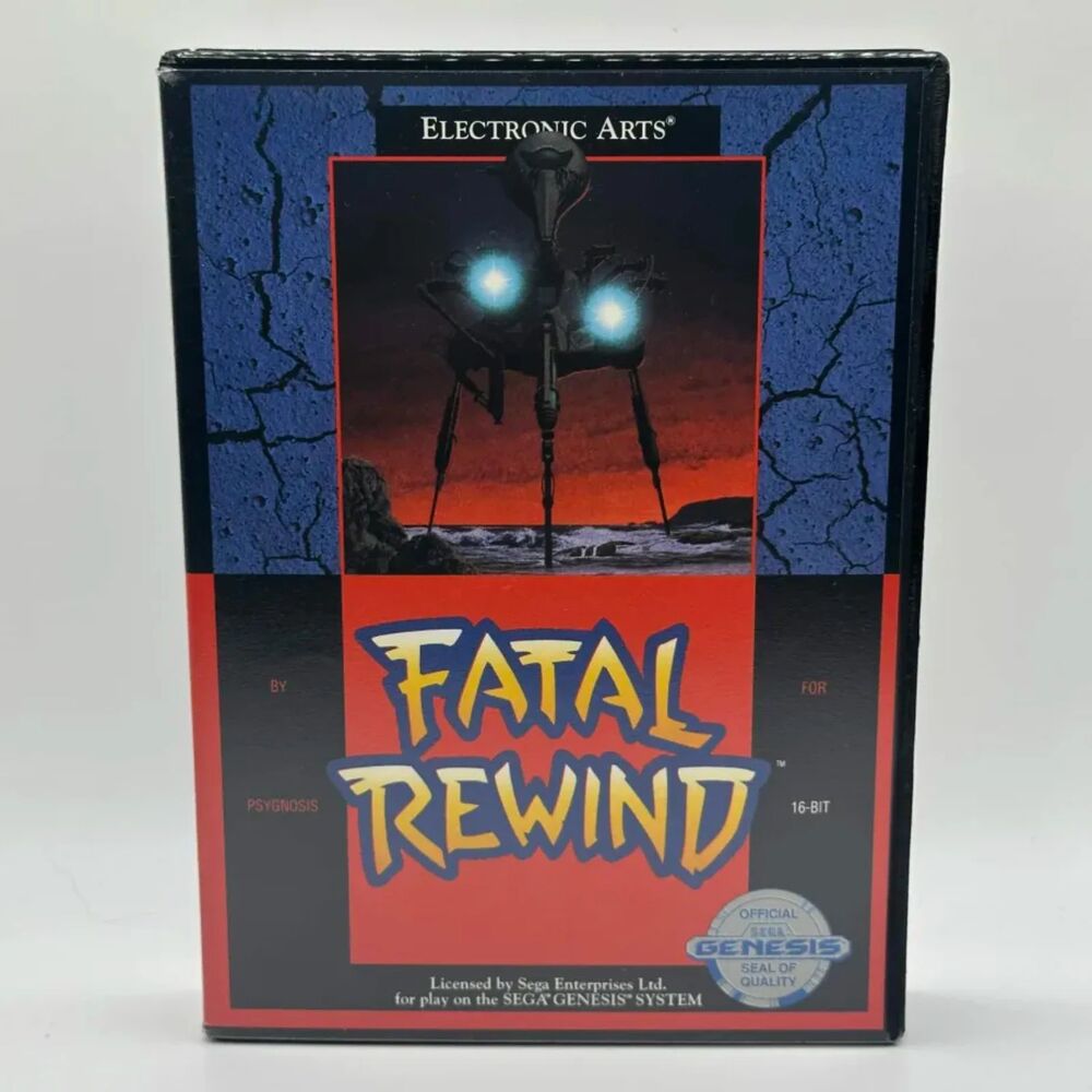 Fatal Rewind (Sega Genesis) CIB COMPLETE